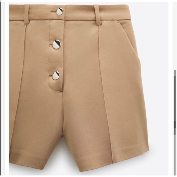 NEW Zara tan shorts - Picture 10 of 10